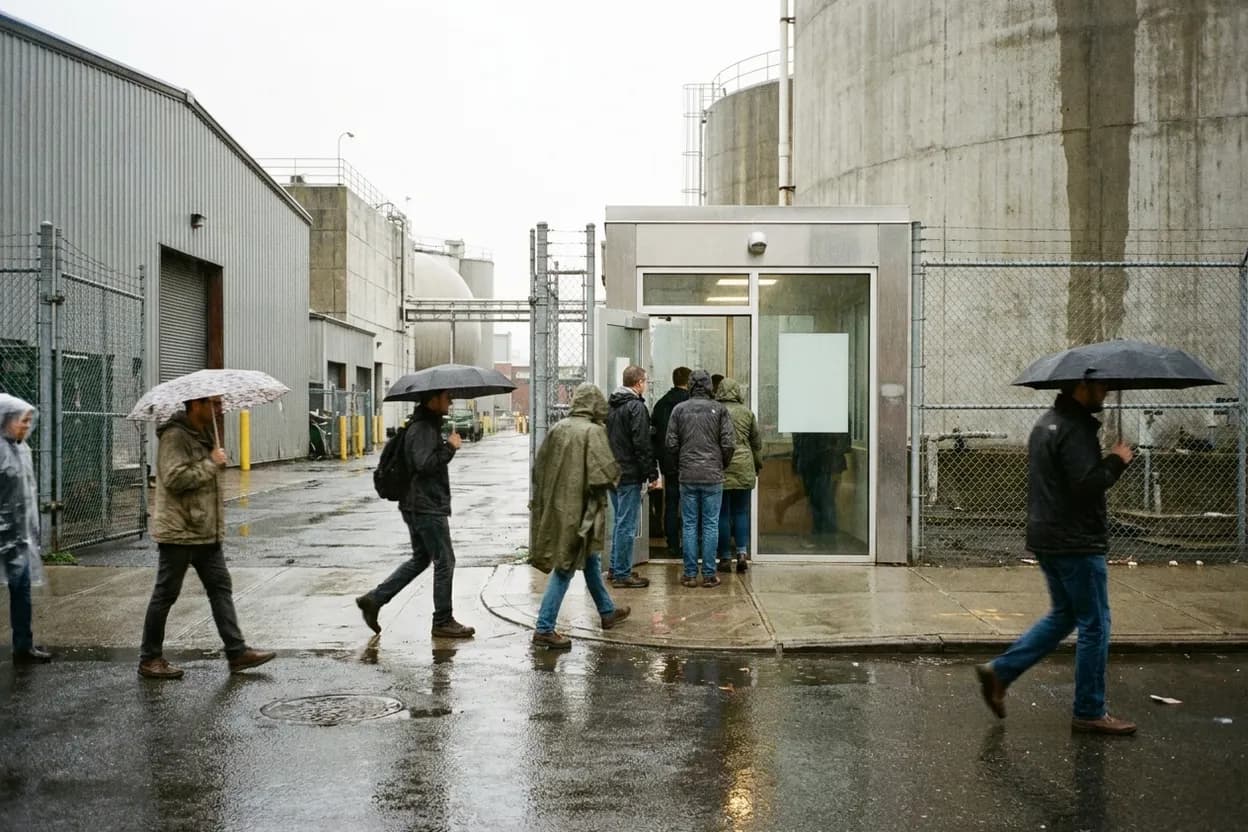 NYC experience scene for Newtown Creek Wastewater Treatment Plant Visitor Center: The Surprisingly Good Urban-Infrastructure Stop in Greenpoint