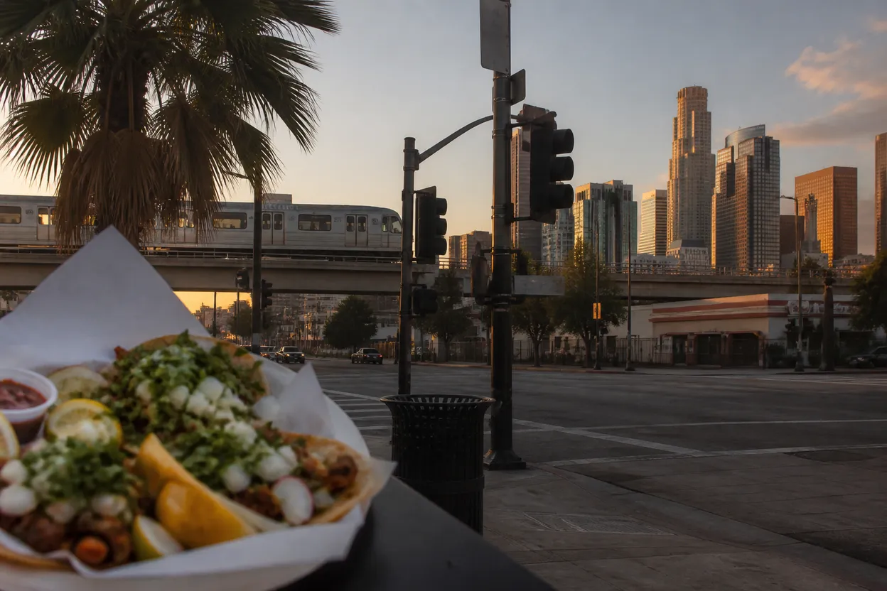 Realistic city scene for nfl schedule: A Transit-Smart Los Angeles Area Guide