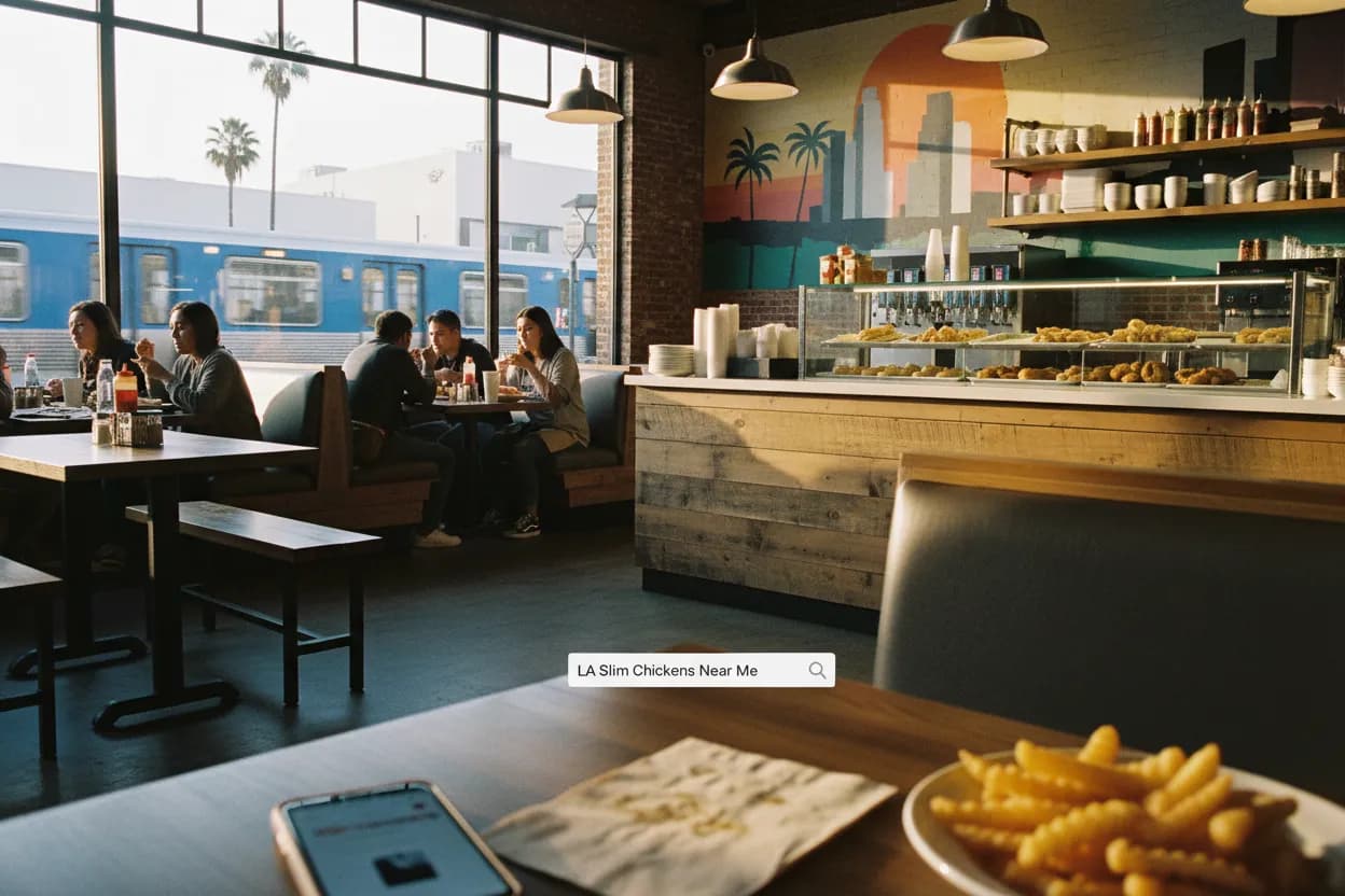 Local detail for LA Slim Chickens Near Me for Casual Comfort Food