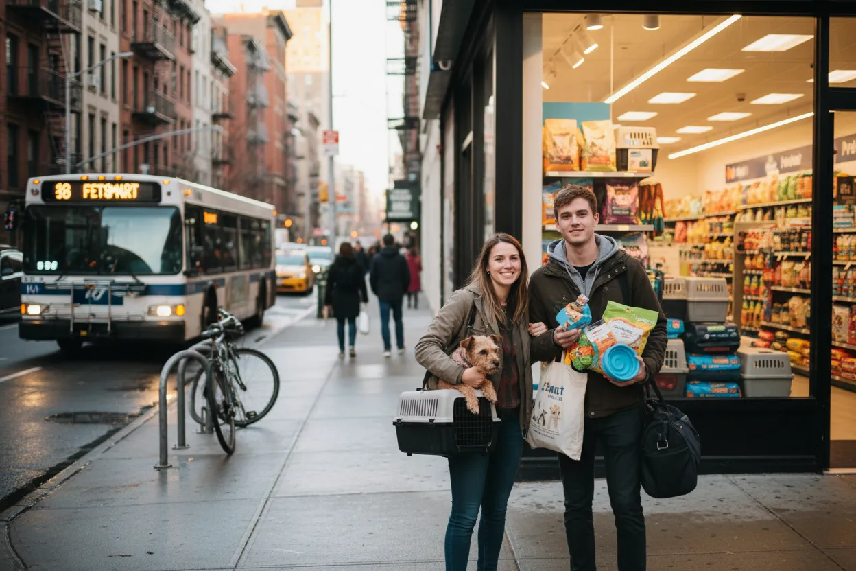 Local detail for PetSmart Near NYC: Pet Supplies Before Weekend Trips