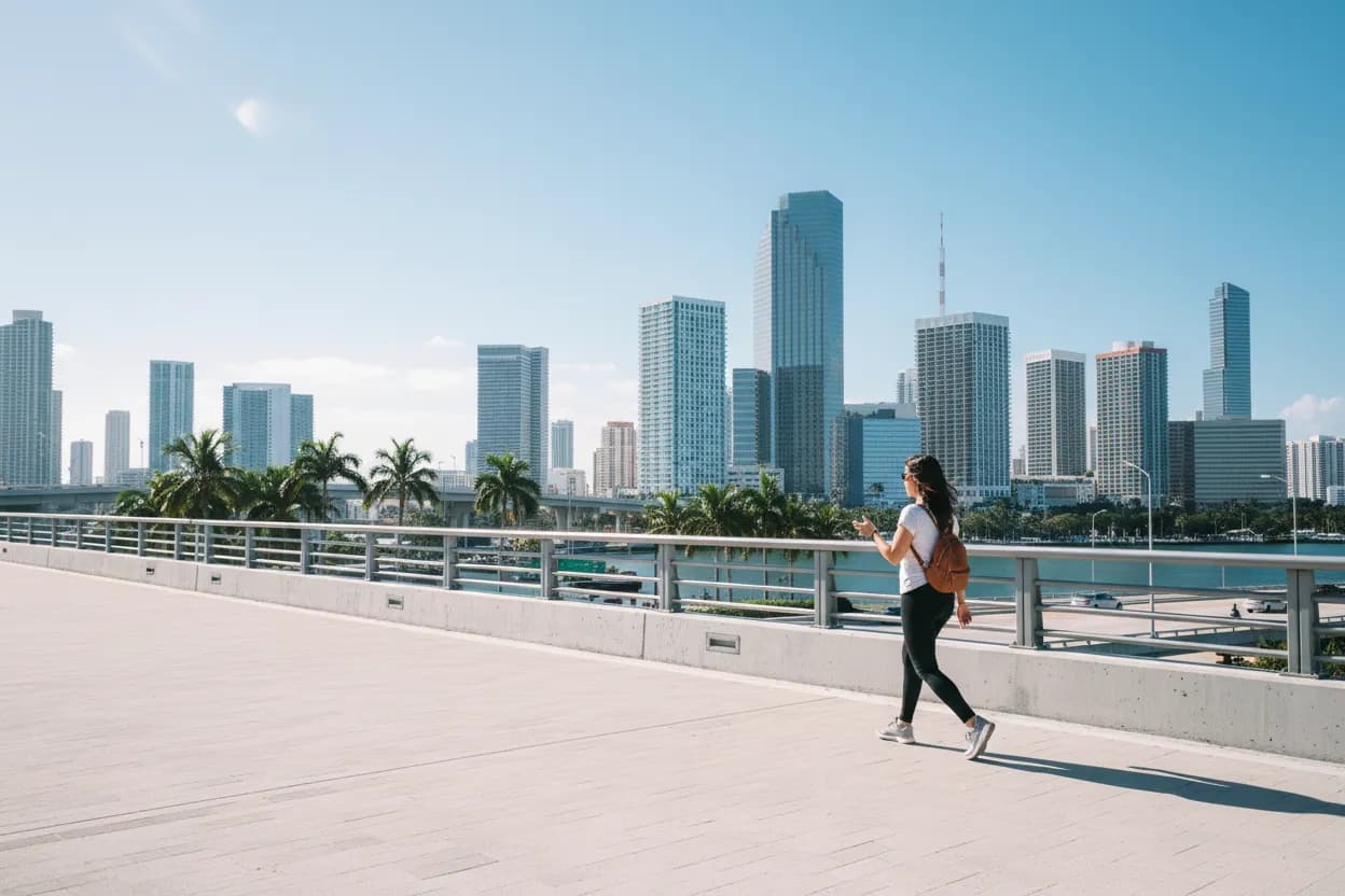 Practical city scene for quesarito: A Free Miami Day With Backups