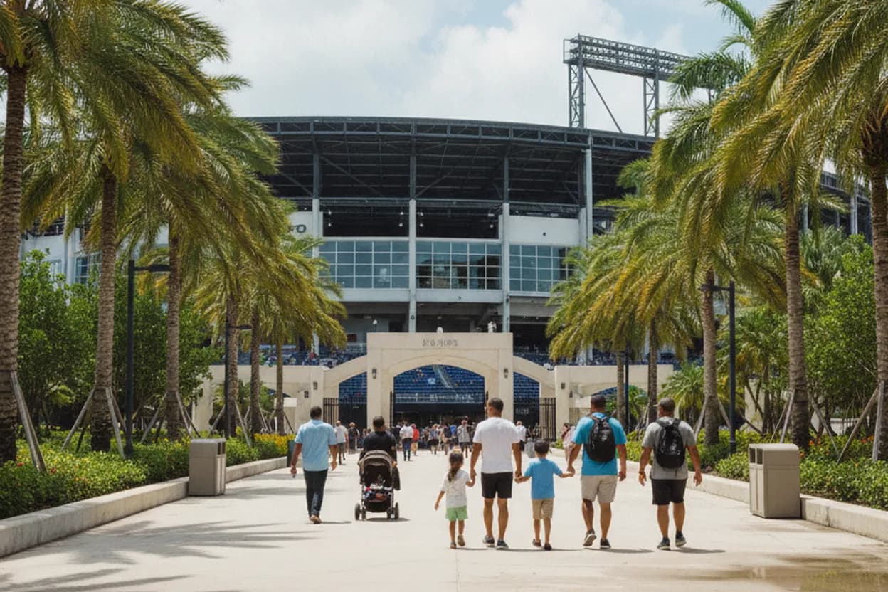 Miami experience scene for Miami Softball Signup Route After blue jays vs astros