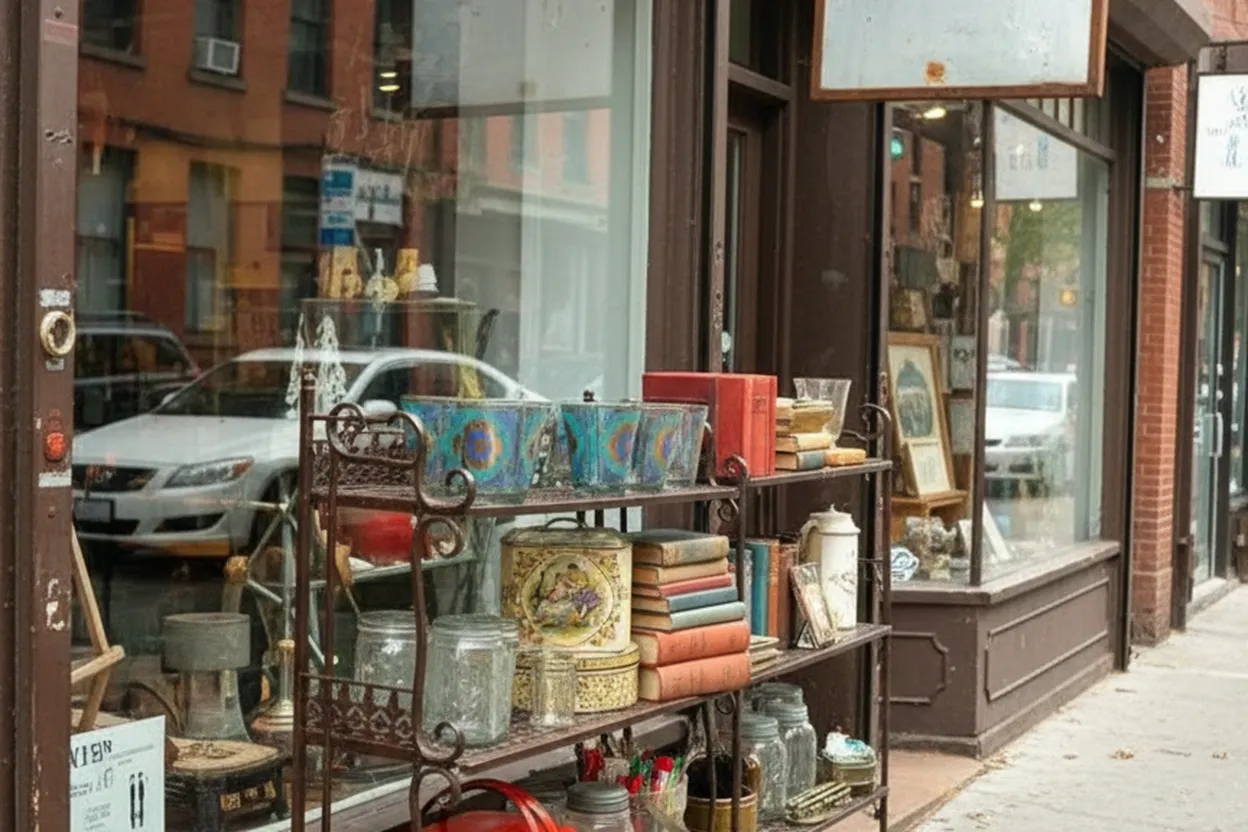 Editorial detail for Shop Brooklyn Vintage Stores for wicker Before Measuring Your Apartment