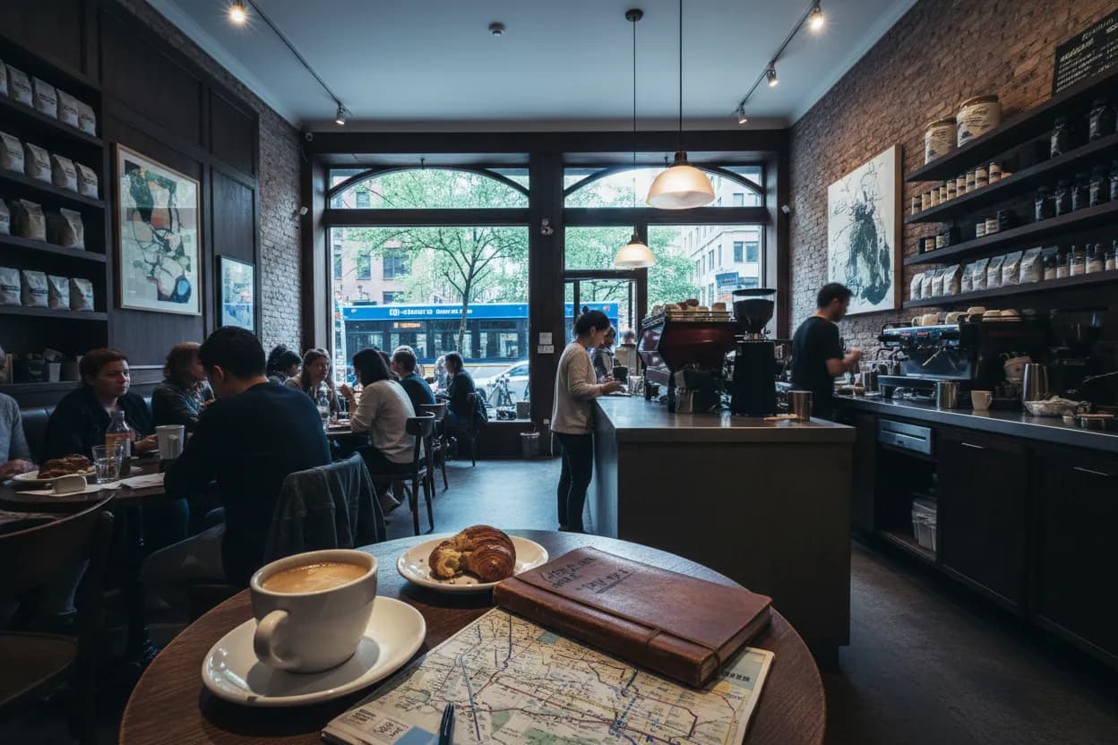 Local detail for mark ruffalo: A Short NYC Cafe Route With Backups