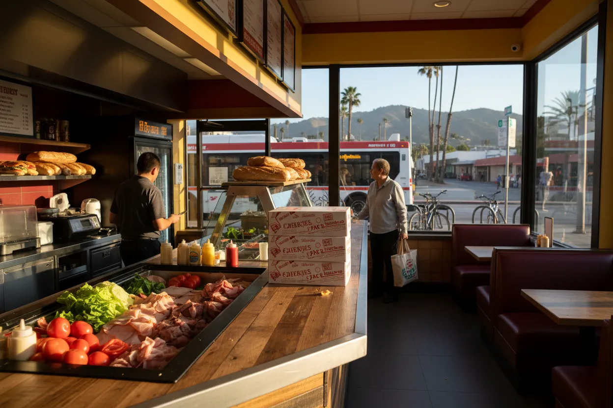 Local detail for LA Firehouse Subs Guide for Office Lunch Catering