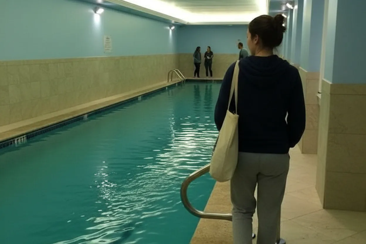 NYC experience scene for Chelsea Recreation Center Pool Laps: A Rainy-Day Fitness Meet-Up With Elevators