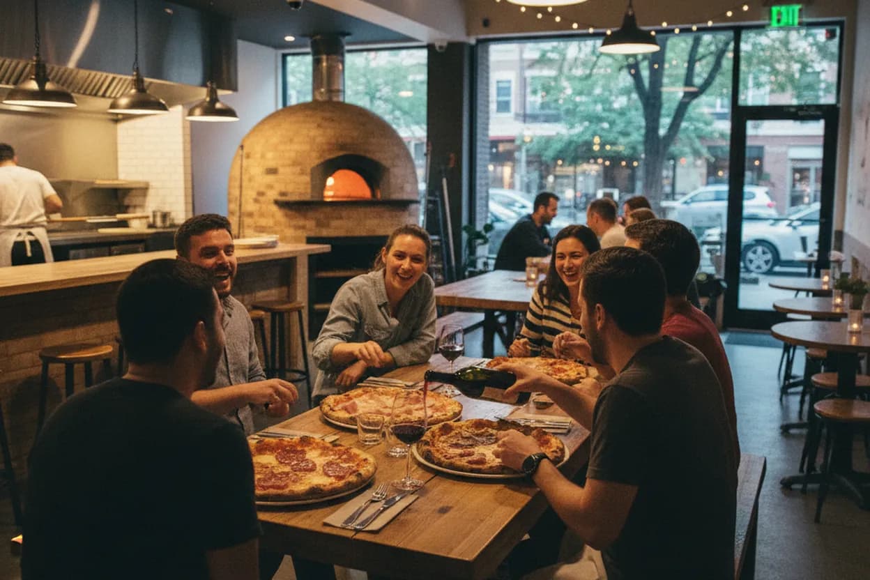 Cover scene for Balera in Williamsburg for Roman Pizza When the Patio Plan Gets Too Loud