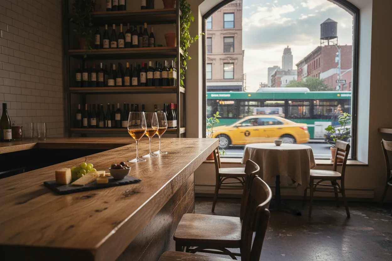 Local detail for NYC Winery Near Me: Urban Wine Bars and Tastings