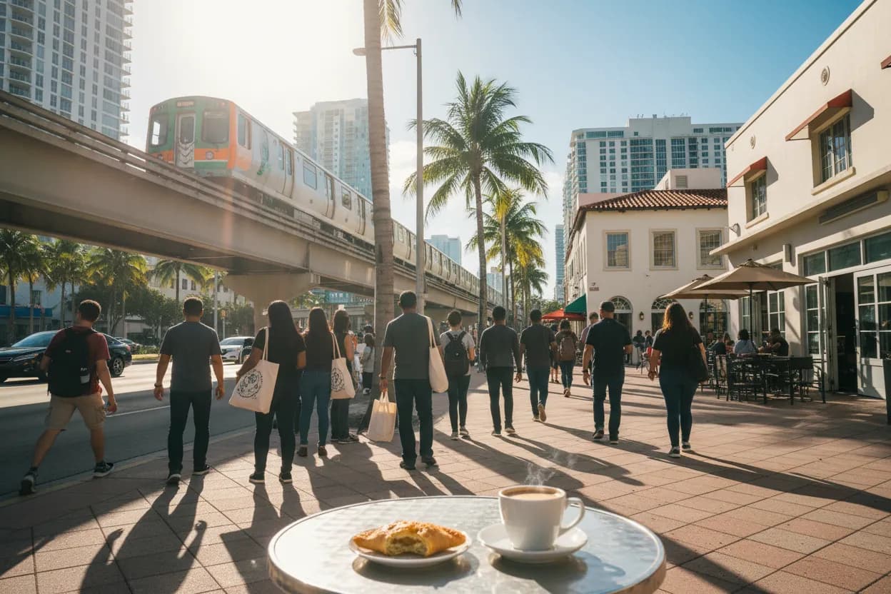 Realistic Miami scene for Miami Things to Do This Weekend for Food-Led Plans