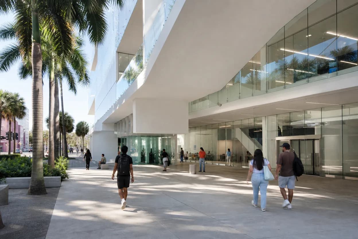Cover scene for Miami library route for threats against federal judges verification