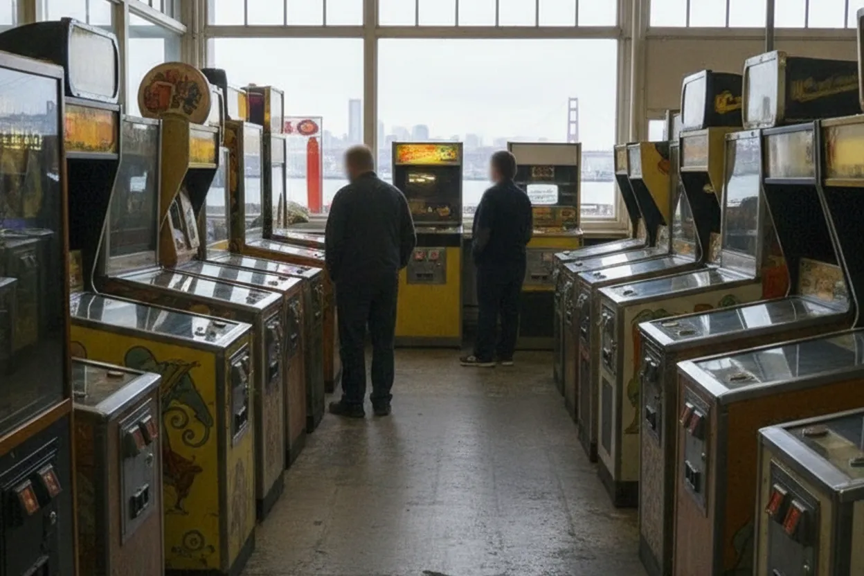 Cover scene for Verify lottery powerball jackpot odds before Pier 45 arcade outing