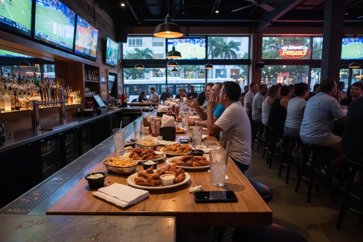 Local detail for Miami Buffalo Wild Wings Guide for Sports-Watching Nights