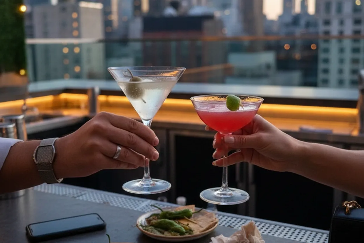 Editorial detail for NYC Rooftop Bars: Enjoying 'Yankees vs Phillies' with Skyline Views