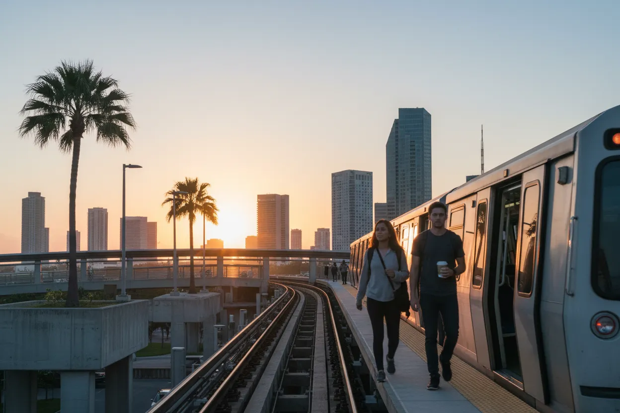 Practical city scene for aoc: A Transit-Smart Miami Area Guide