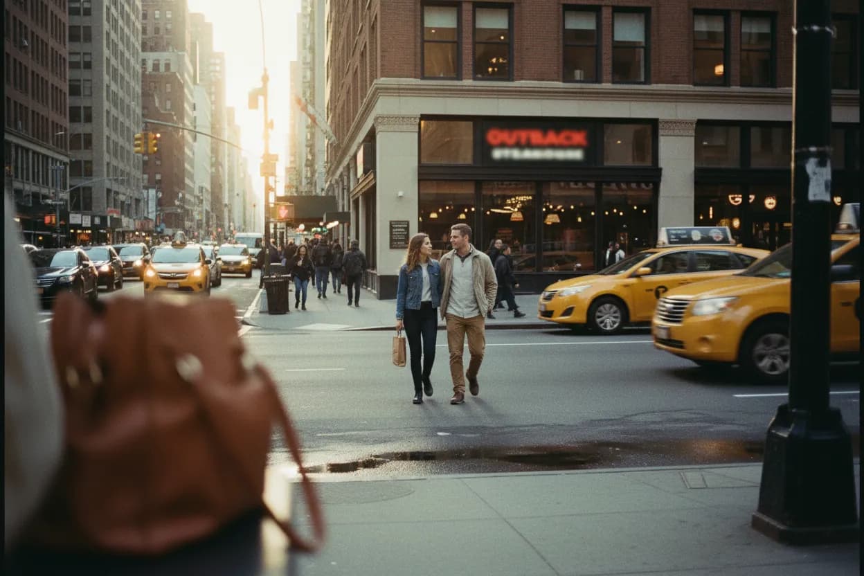 Practical city scene for NYC Outback Steakhouse Near Me: Casual Dinner Guide