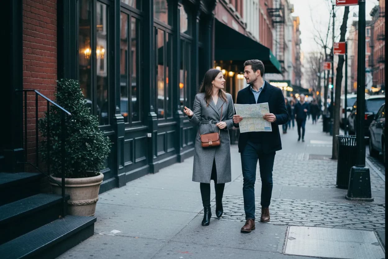 Practical city scene for Medium Rare NYC Guide for Fixed-Menu Steak Frites Nights