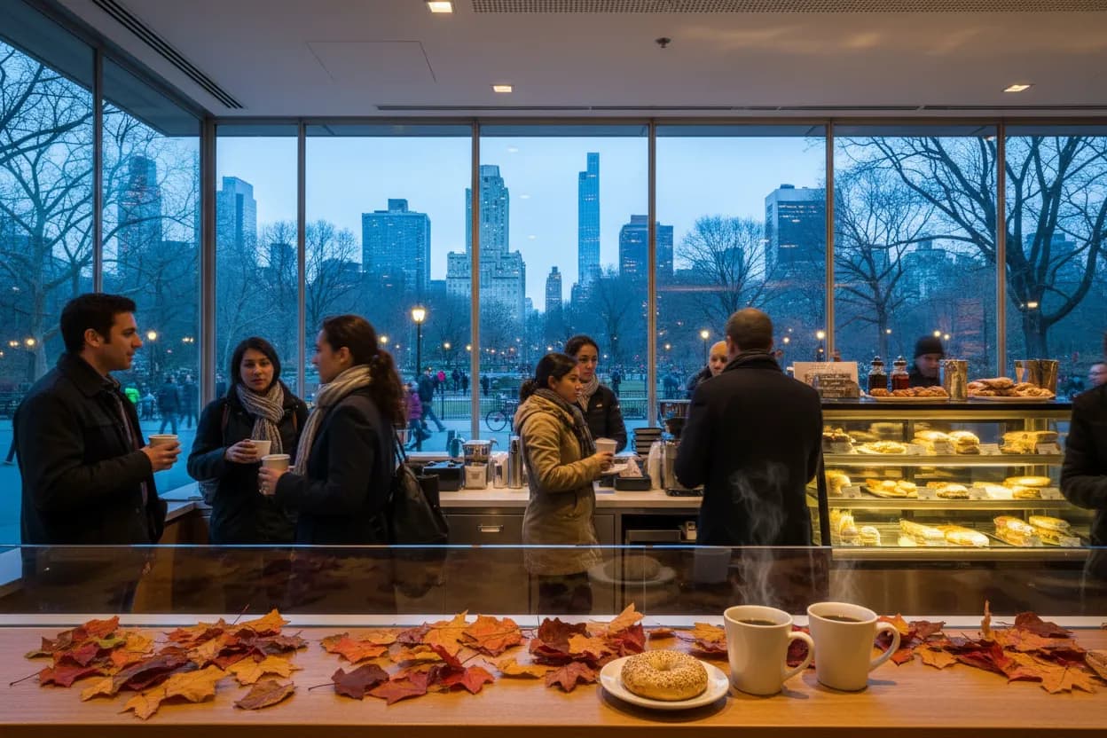 Realistic NYC scene for Central Park NYC Guide for Food, Walks, and Events