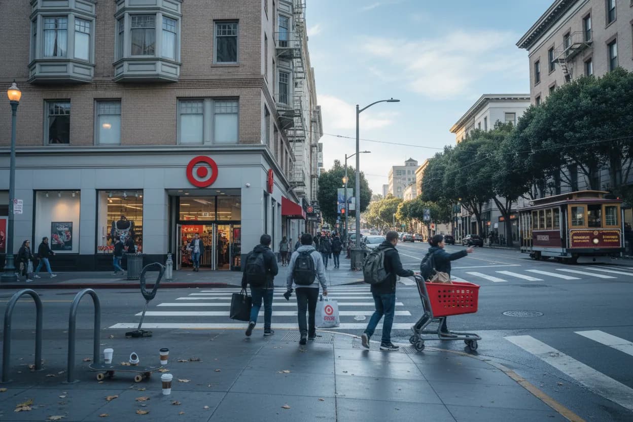 Realistic San Francisco scene for San Francisco Target Guide for Errands Before Park Days