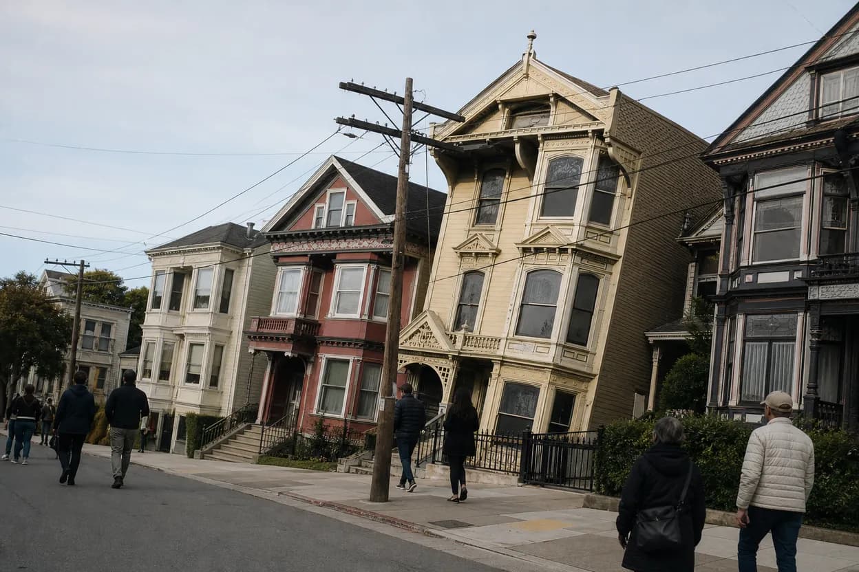 Cover scene for Trace the last house trail through free SF survivor cottages