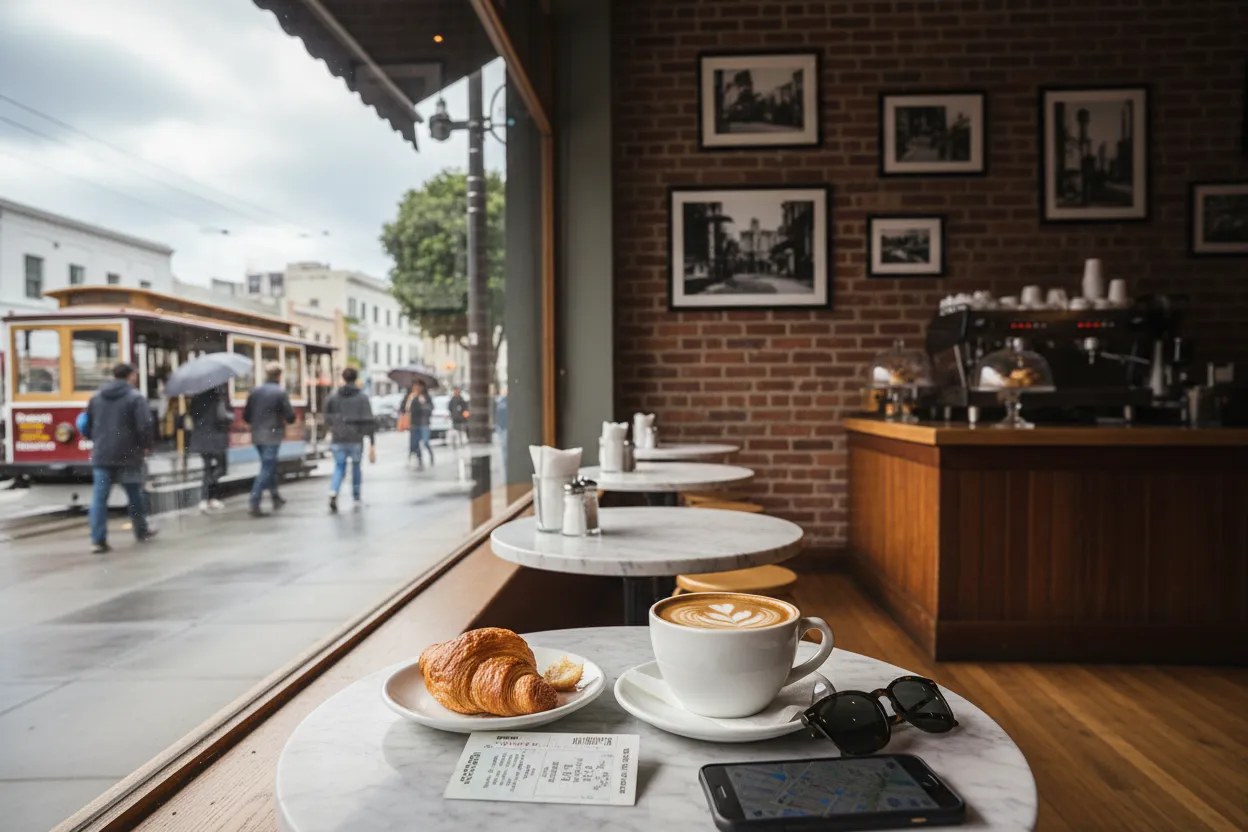 Local detail for reacher season 4: A San Francisco Coffee and Dessert Route