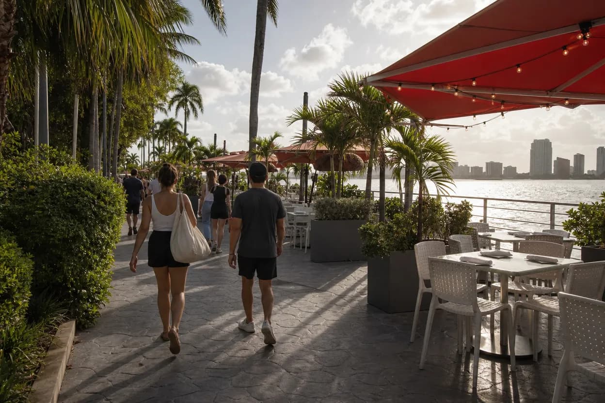 Miami experience scene for chase meidroth Miami dessert stops after Key Biscayne tennis