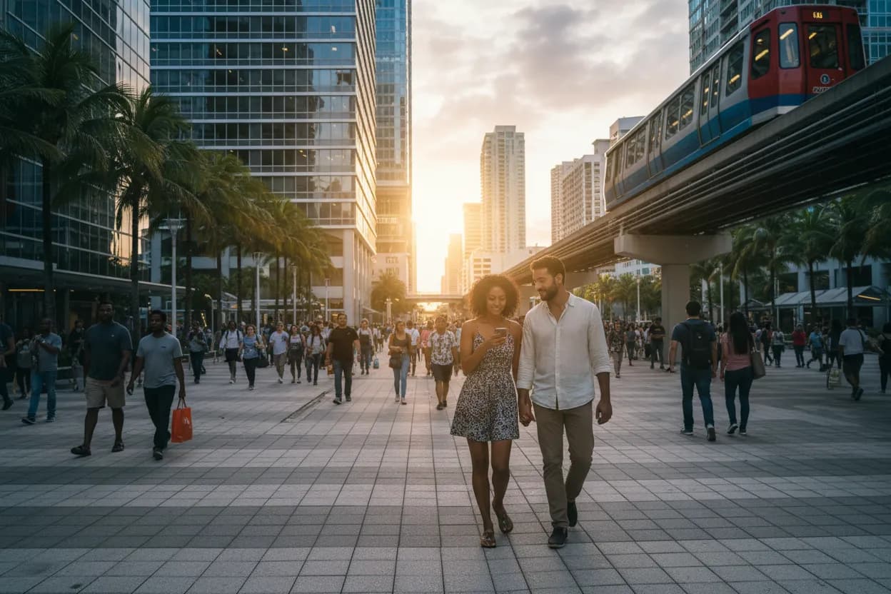Practical city scene for ben jones: Where Miami Groups Can Eat Smoothly
