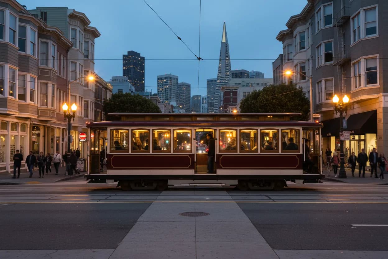 Realistic city scene for mystics vs aces: What to Do Around San Francisco This Weekend