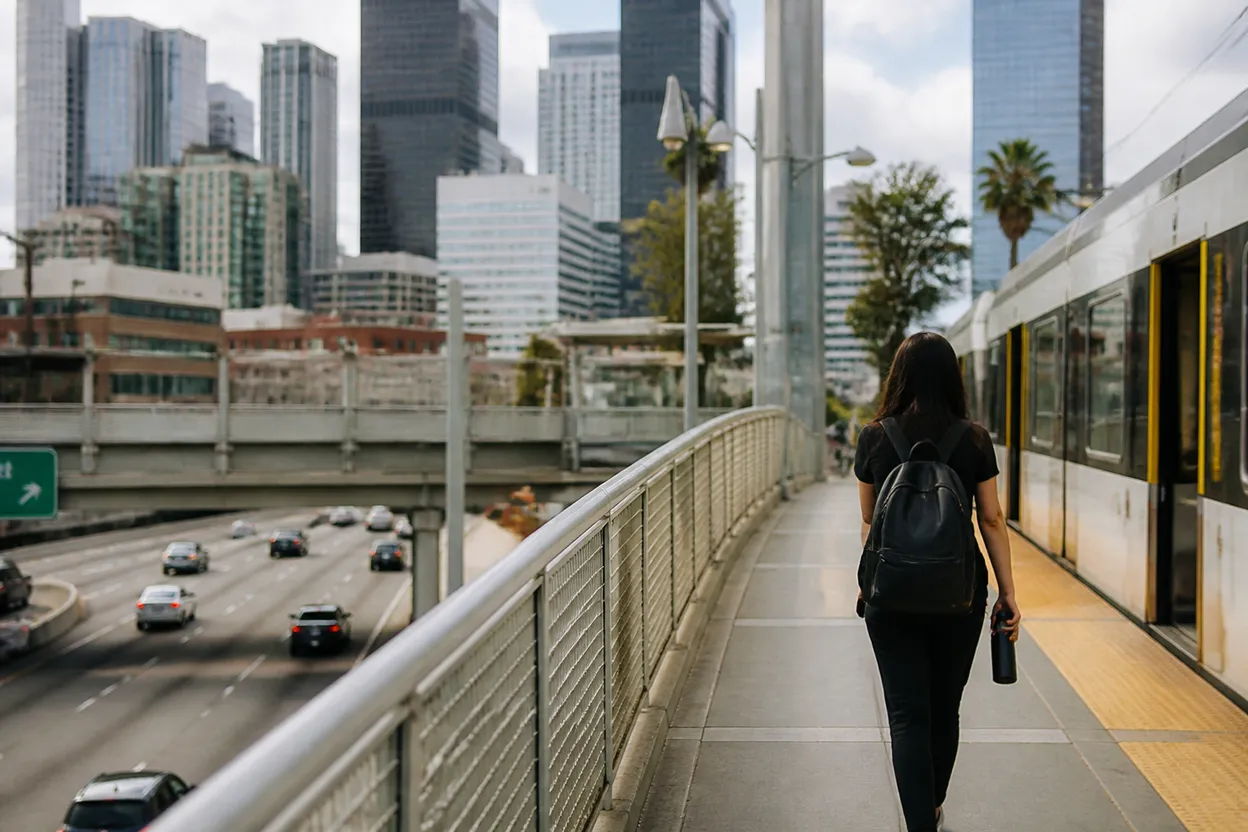 Practical city scene for the challenge season 42: Public Spaces for a Free Los Angeles Reset
