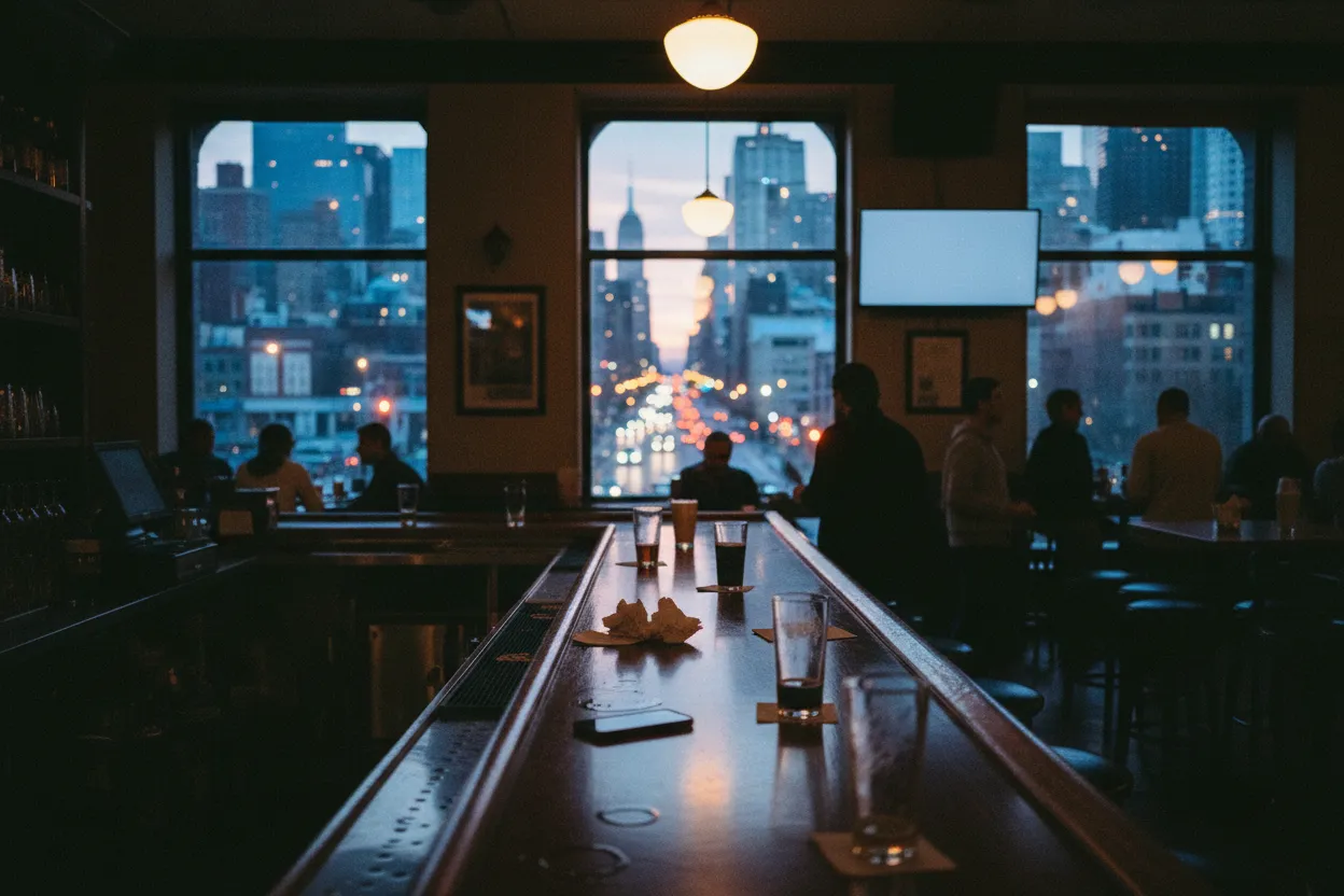 Realistic city scene for psg vs aston villa: How to Plan a NYC Viewing Night