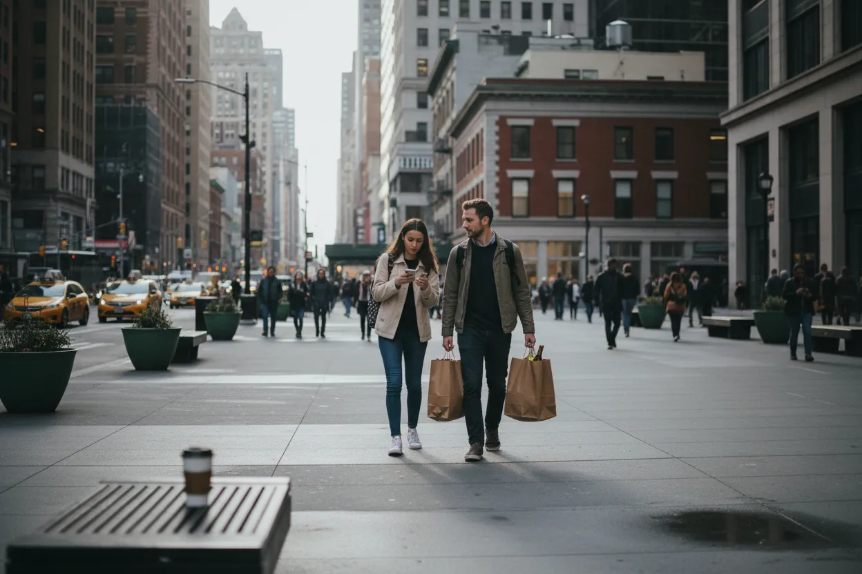Practical city scene for NYC Total Wine Guide for Party Planning and Pickup