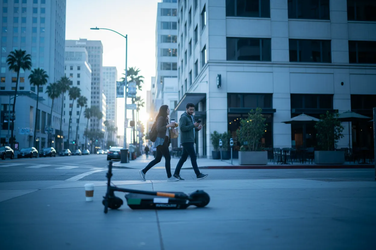 Practical city scene for Best Breakfast Near Me in LA Before Traffic Peaks