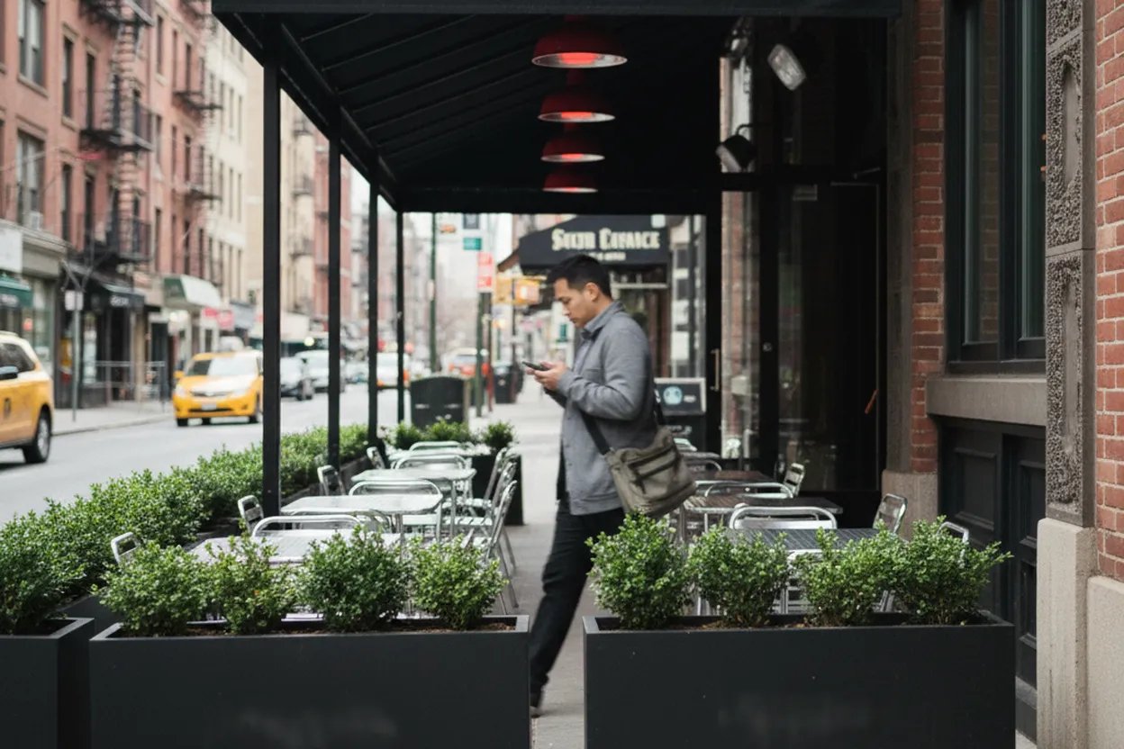 NYC experience scene for Where to Find the Best Vegan-Friendly Dining in NYC, Inspired by Jamie Lee Curtis's Lifestyle