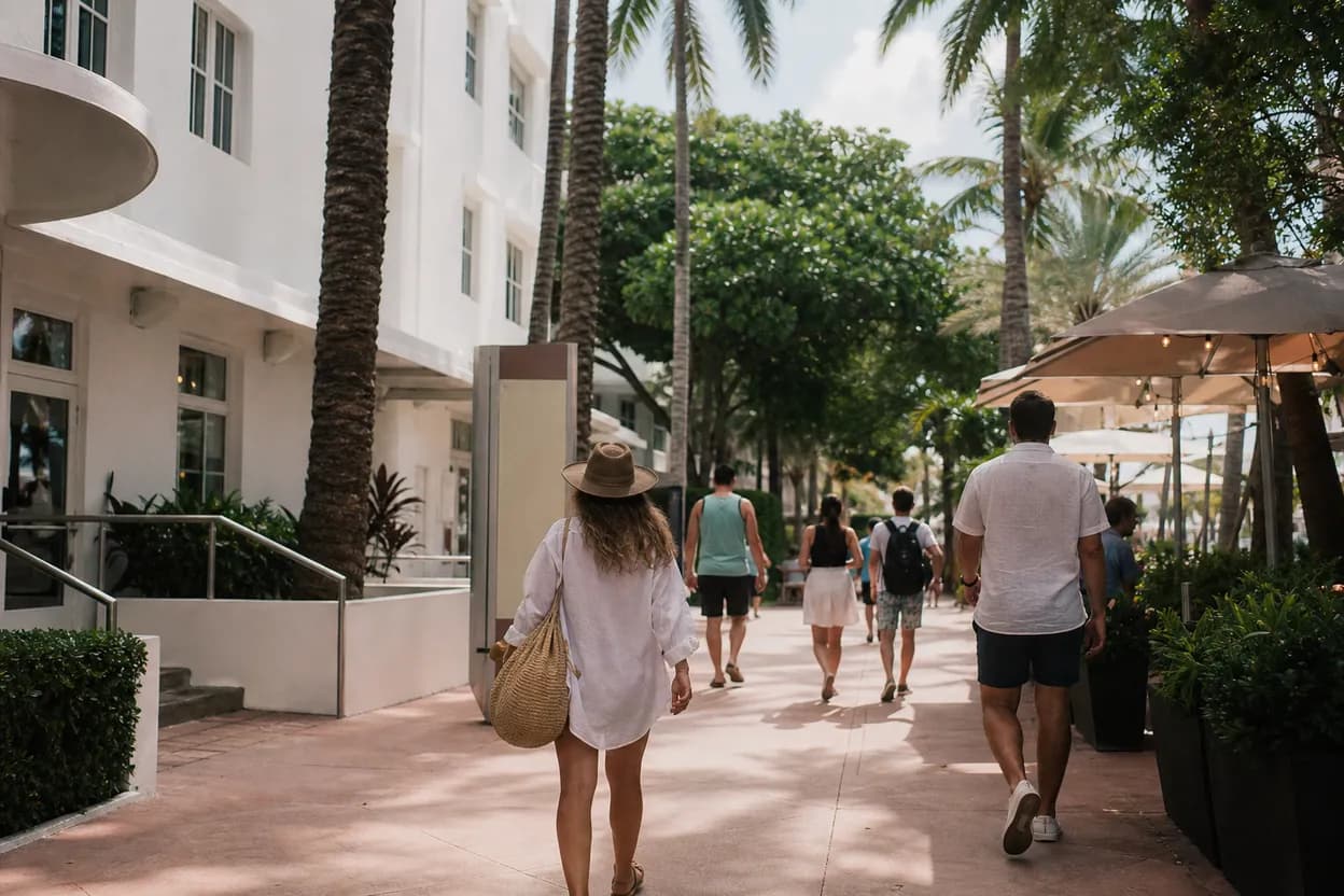 Miami experience scene for samara weaving Miami Film Route Through South Beach Landmarks