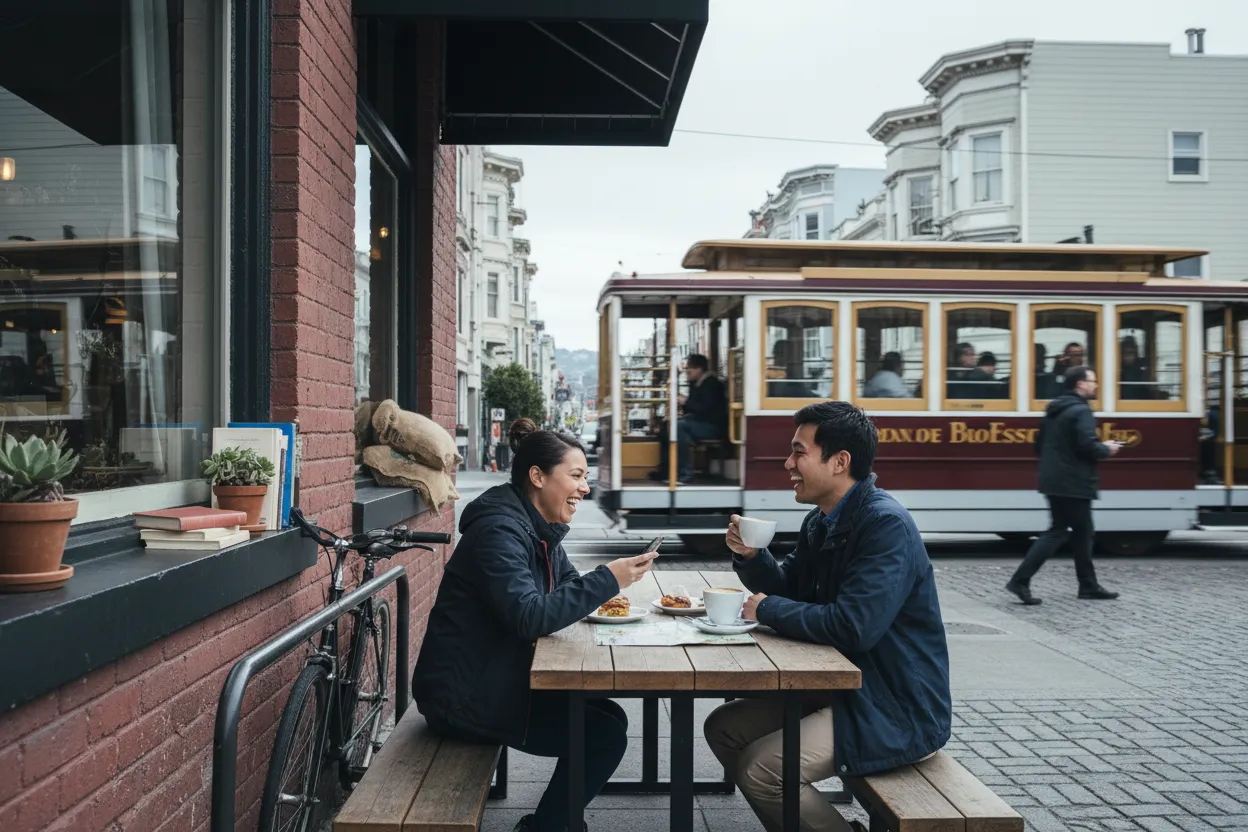 Local detail for San Francisco Coffee Shop Guide for Meeting Friends Outside Work