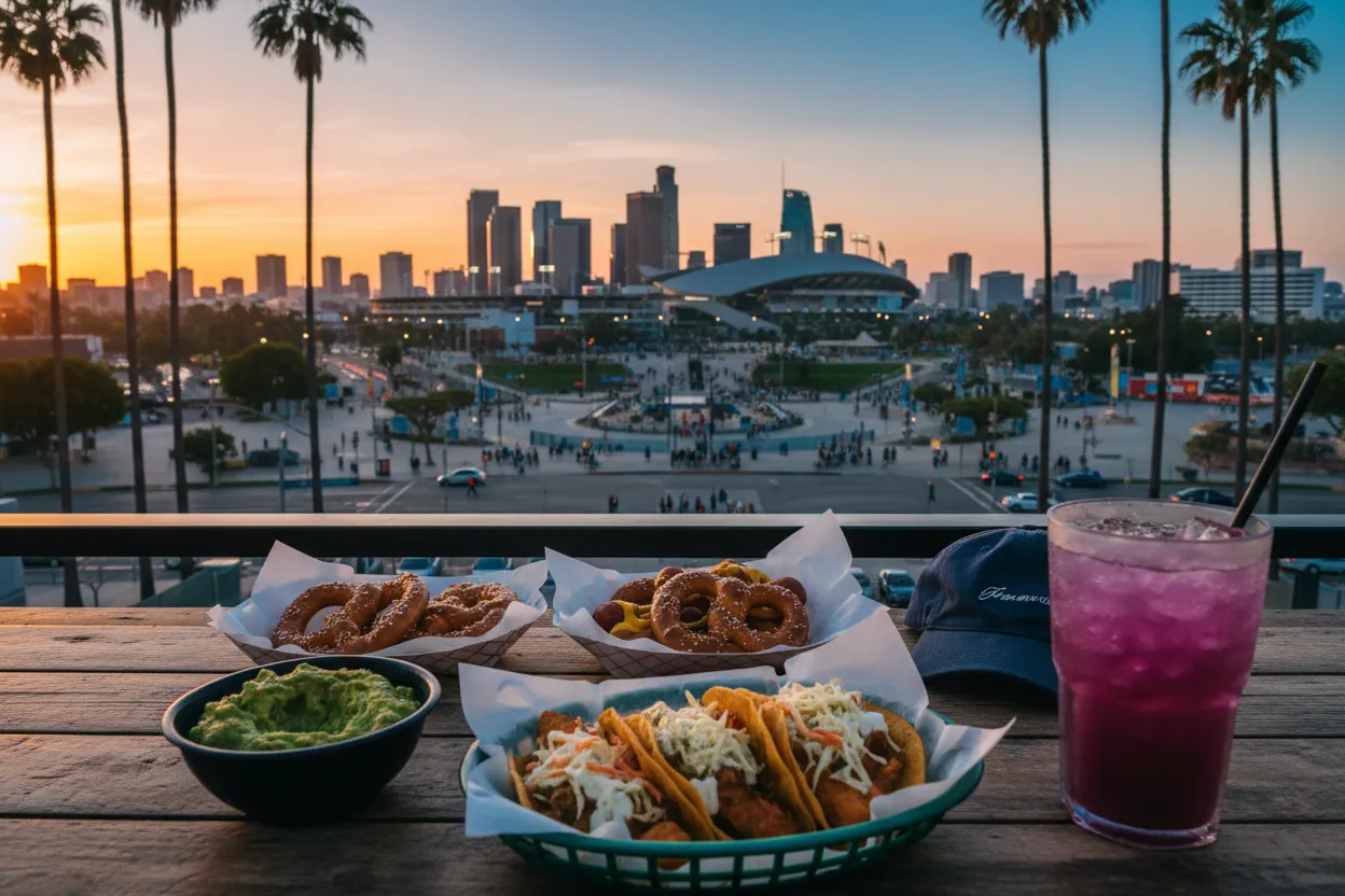 Realistic city scene for nfl: A Los Angeles Sports and Social Plan