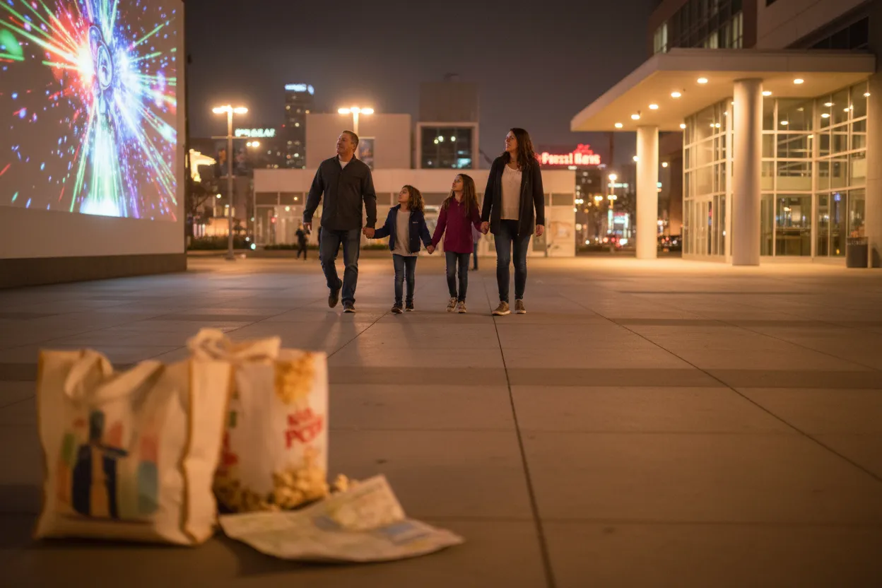 Realistic Los Angeles scene for LA Kids Movies Guide for Family Theater Afternoons