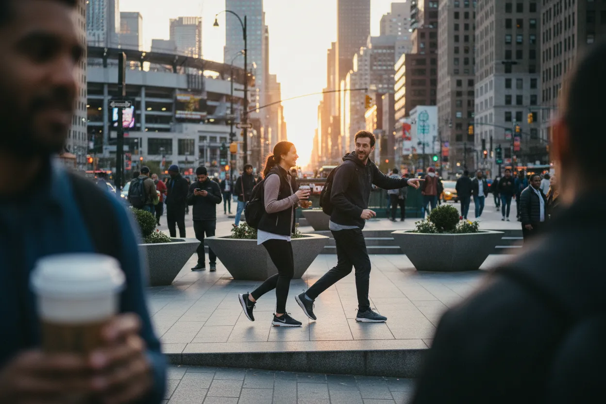Practical city scene for tempo vs dream: A NYC Sports and Social Plan