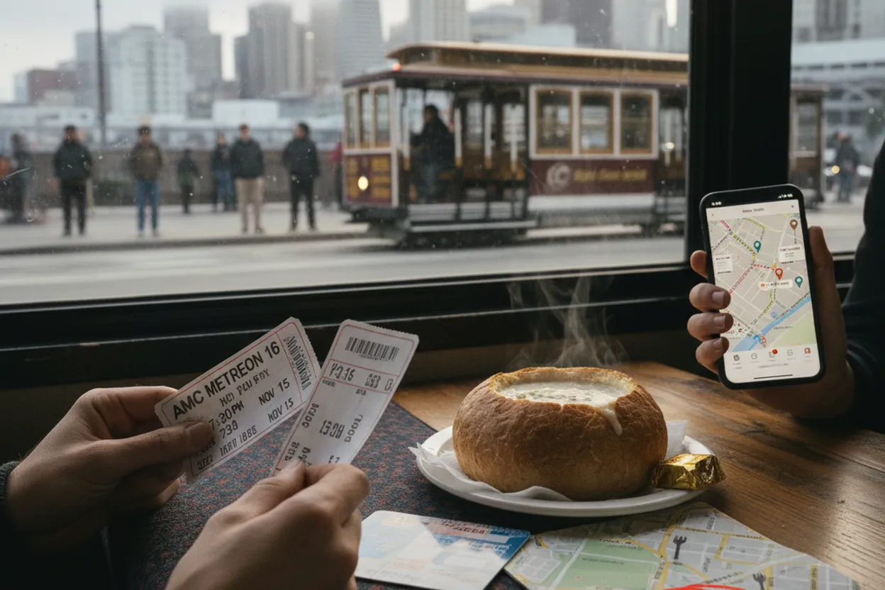 Local detail for amc theaters: A San Francisco Dinner Route With Backups