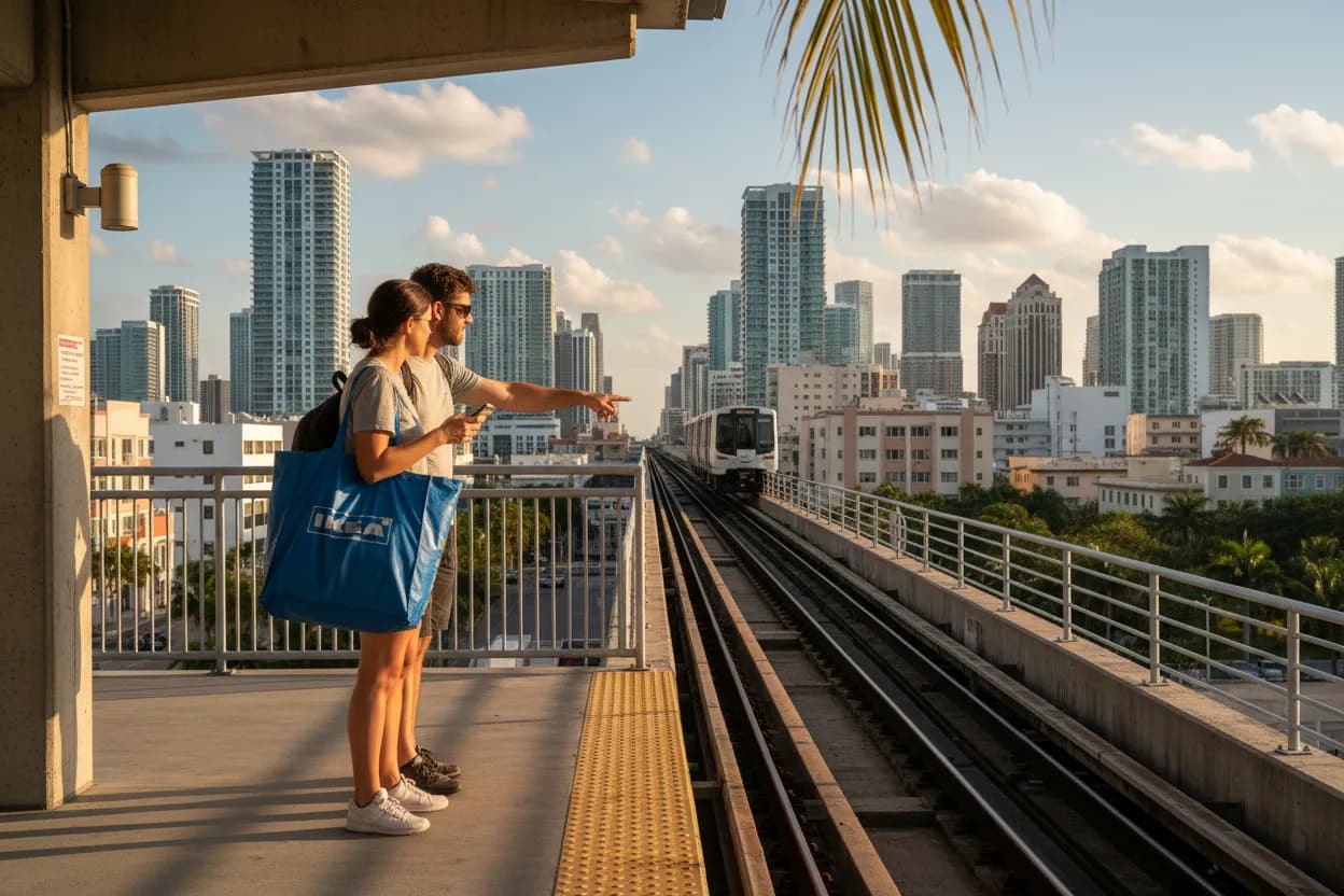Practical city scene for Miami IKEA Guide for Apartment Setup Shopping Trips