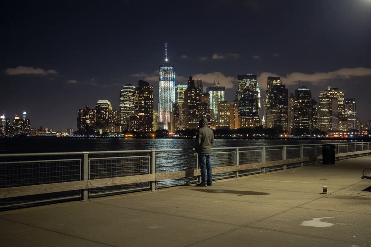 NYC experience scene for Staten Island FerryHawks Fireworks View Without Buying a Ticket