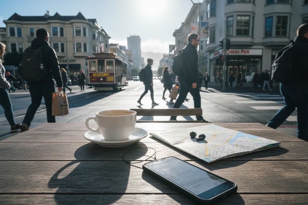 Realistic San Francisco scene for San Francisco Best Buy Guide for Tech Pickup and Repairs