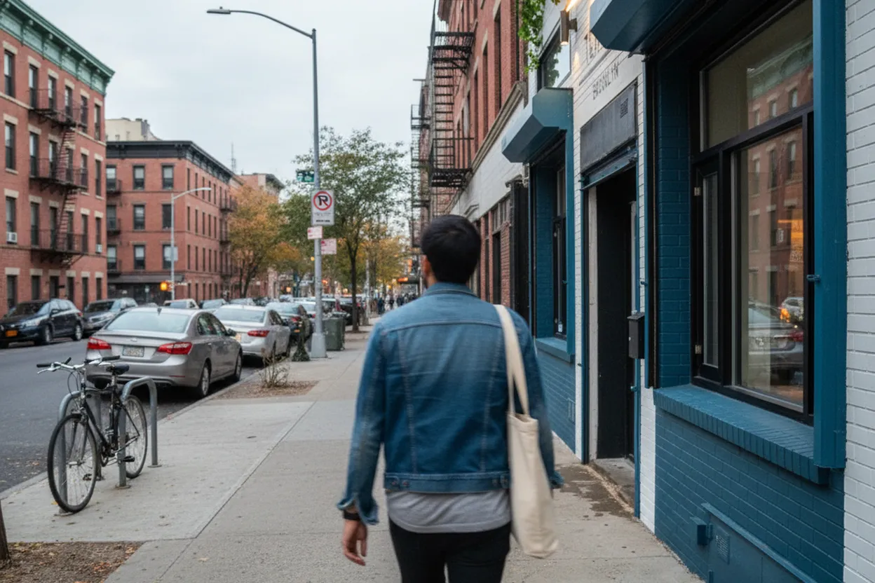 NYC experience scene for Balera in Williamsburg for Roman Pizza When the Patio Plan Gets Too Loud