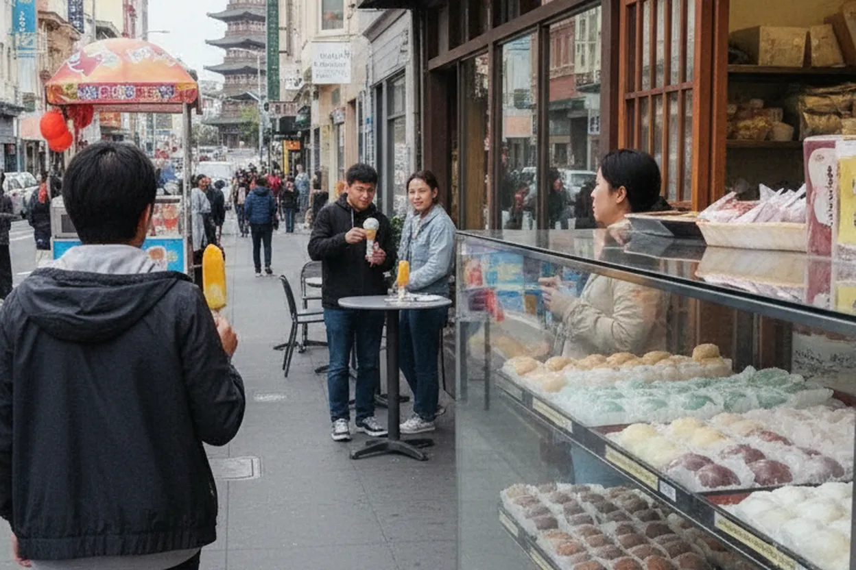 San Francisco experience scene for Voodoo Vanilla Alani SF Dessert and Cold Drink Stops