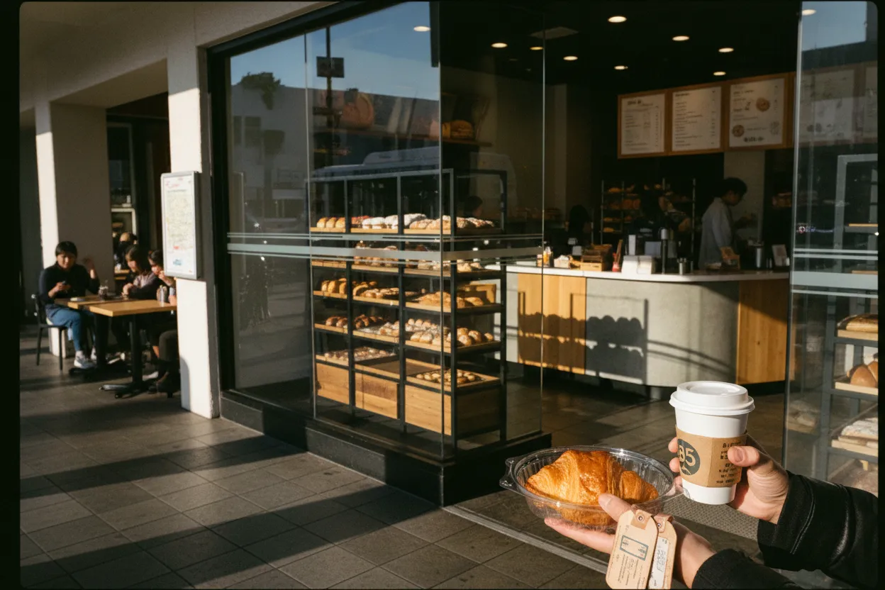 Local detail for 85 Degrees Bakery LA Guide for Coffee and Pastries