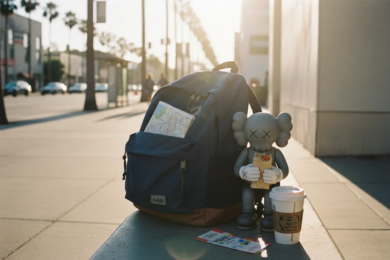 Local detail for LA KAWS Exhibits and Culture Stops to Track