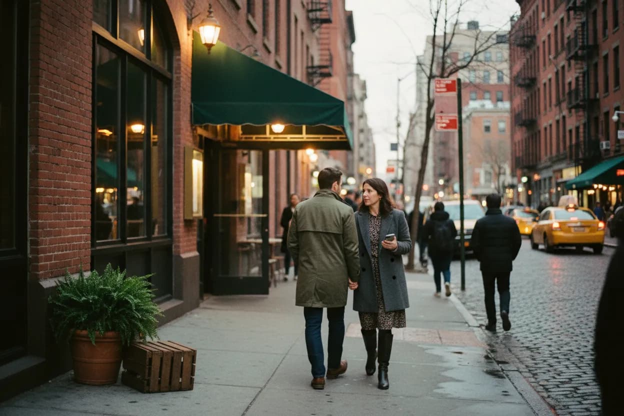 Practical city scene for Via Carota NYC Guide for Hard-to-Book Italian Nights