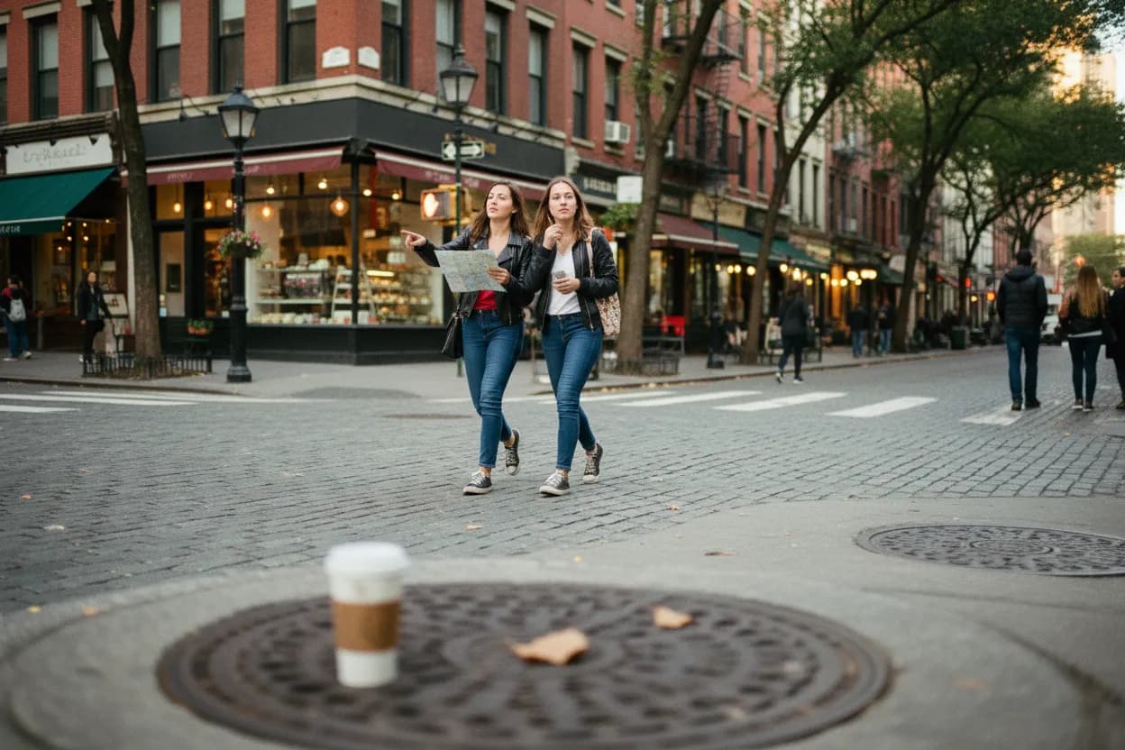 Practical city scene for olivia ponton: The NYC Dessert Stop Decision Guide