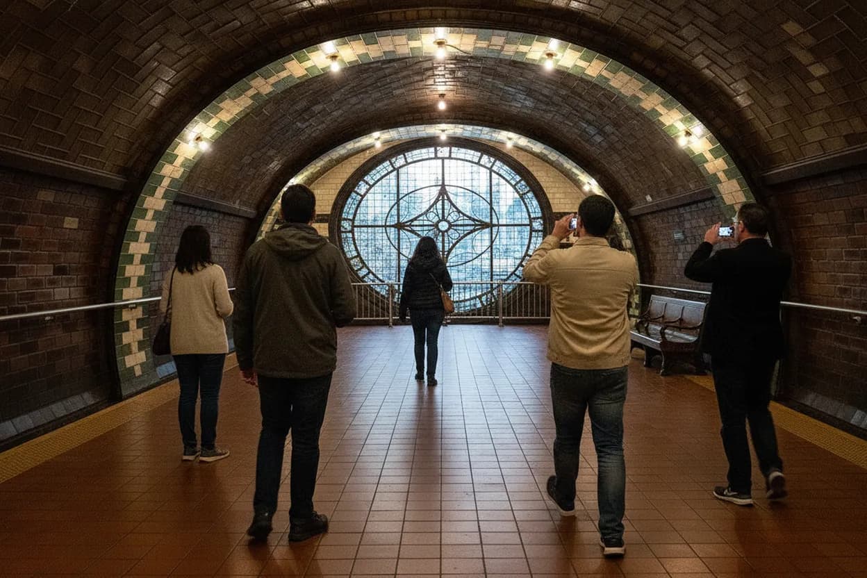 NYC experience scene for City Hall Station Tour Lottery: Is the Old Subway Stop Worth Planning Around?