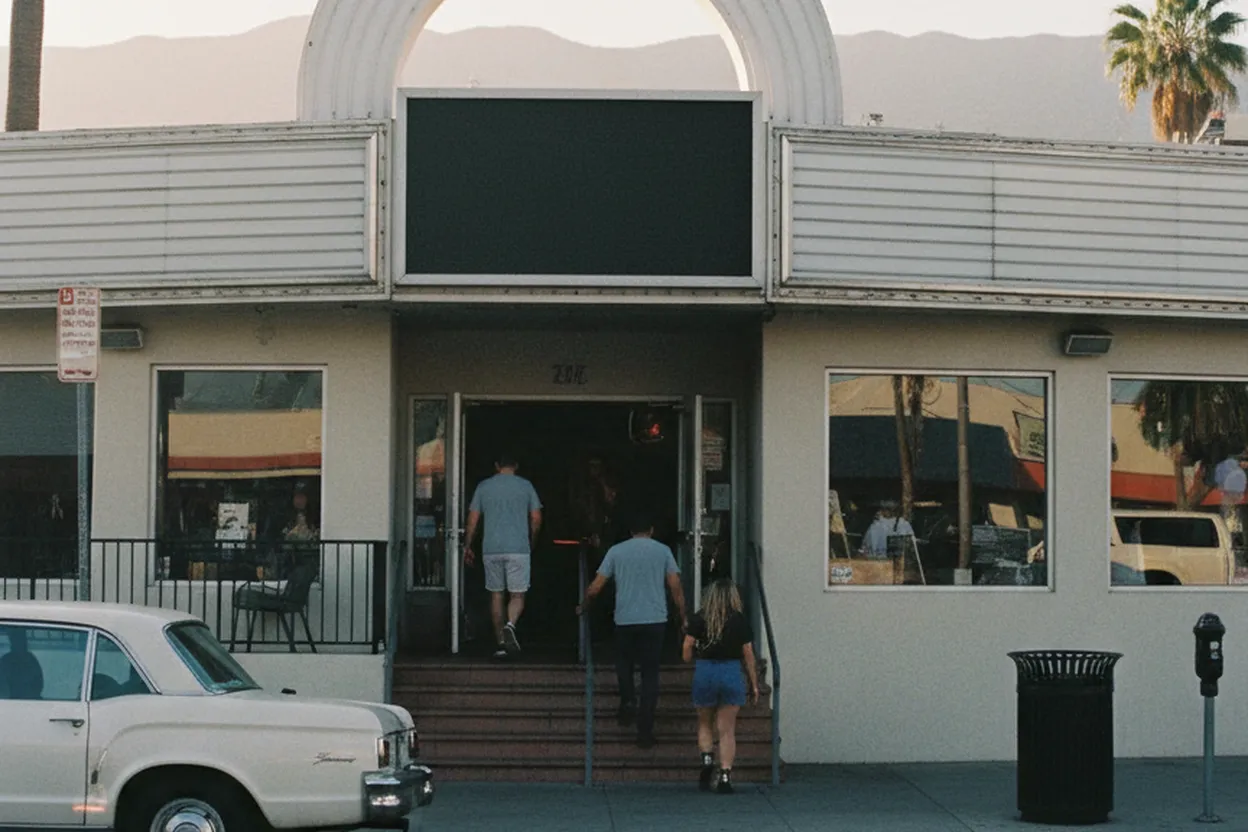 Los Angeles experience scene for phil collins Classic Rock Night Route On Sunset Boulevard