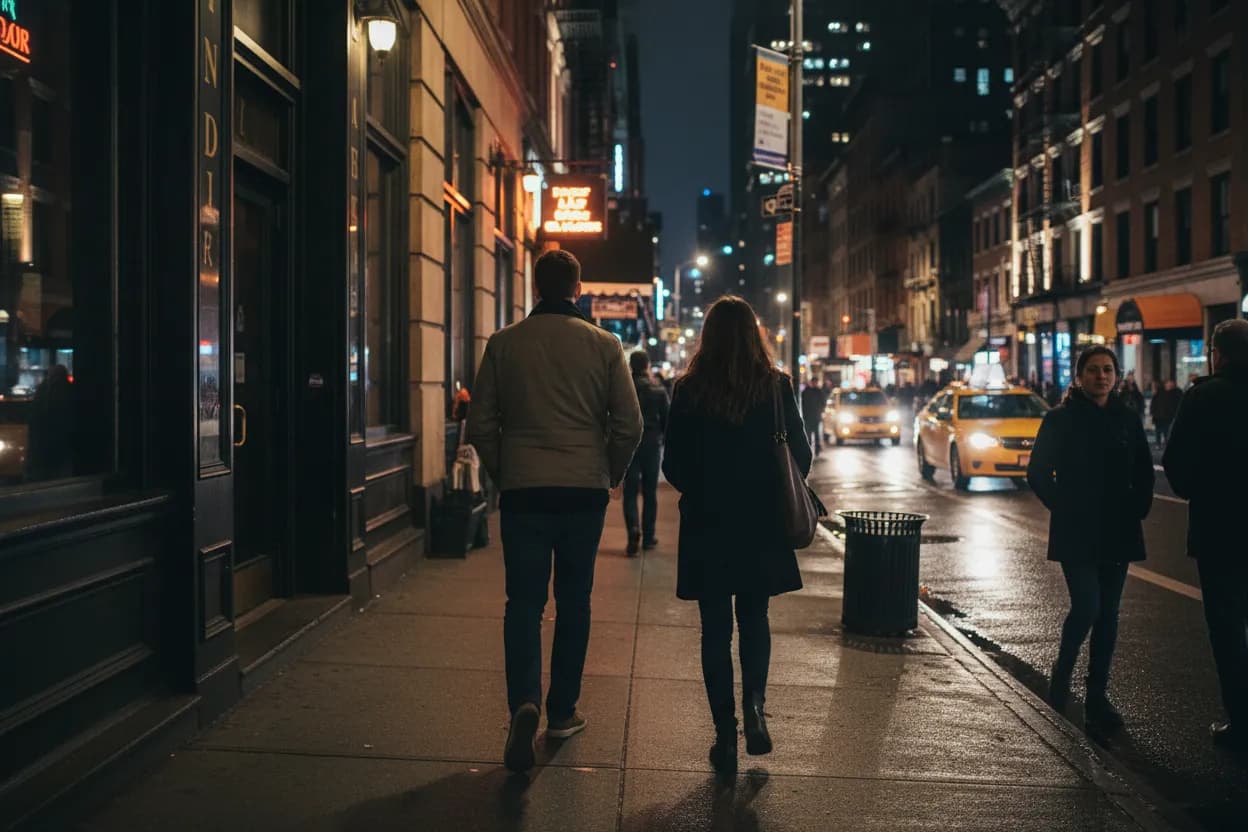 Practical city scene for chicago vs santos laguna: A NYC Night Out With Backups
